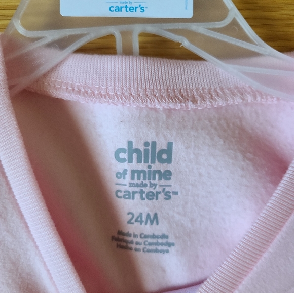 Carter's Child of Mine Llama and Hearts 2 PC Set Sweatshirt and Leggings, 24M - Picture 5 of 7